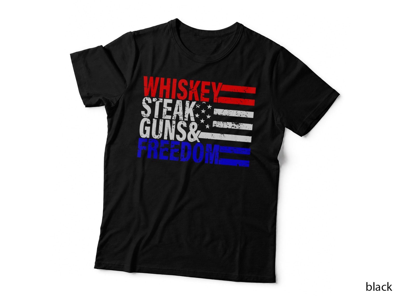 Independence Whiskey Steak Guns & Freedom 4th July, Brewery Lover T-Shirt