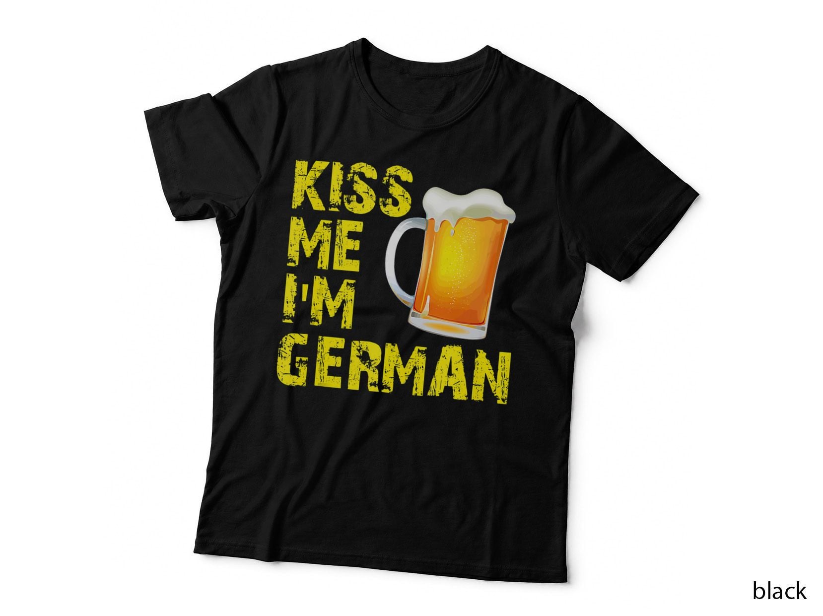 Kiss Me I'm German Funny Oktoberfest Beer Festival T-Shirt