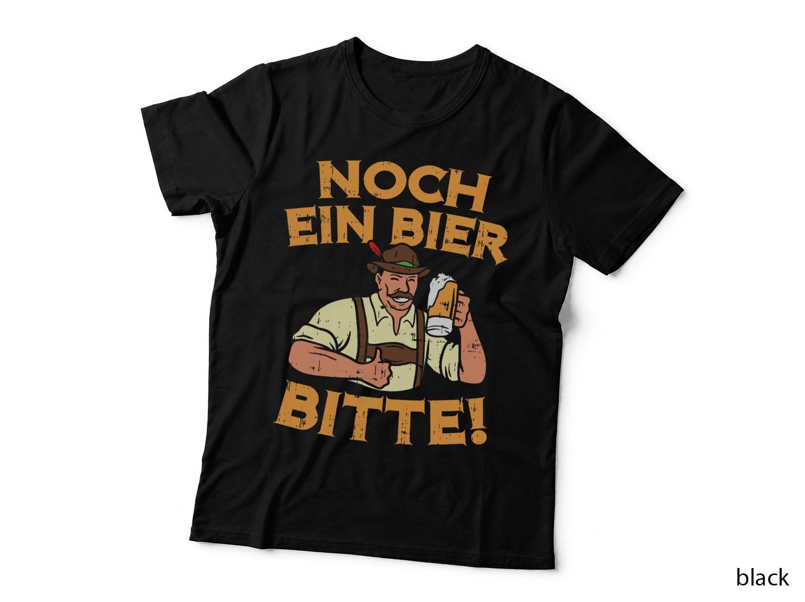 Oktoberfest German Noch Ein Bier Bitte Beer Drinking T-Shirt