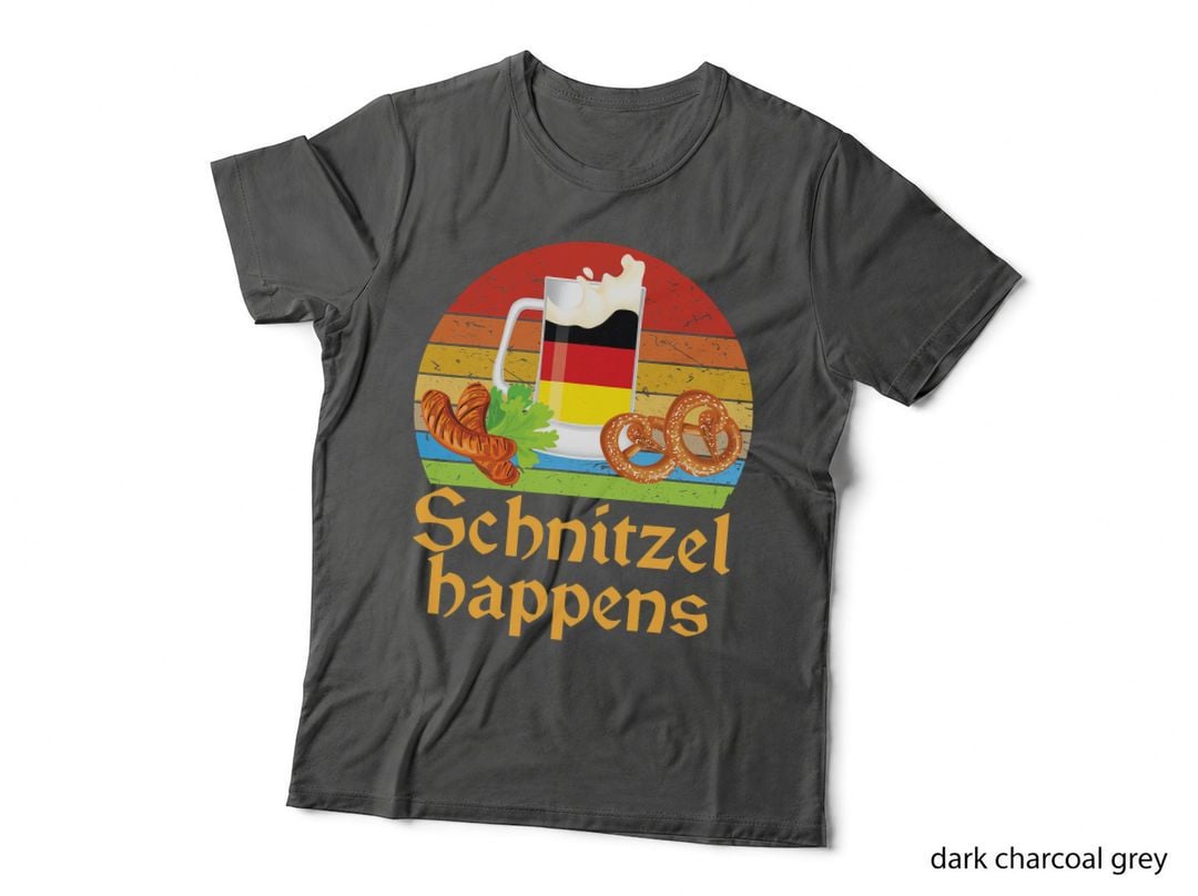 Schnitzel Happens Prost Beer German Flag Oktoberfest Mug T-Shirt