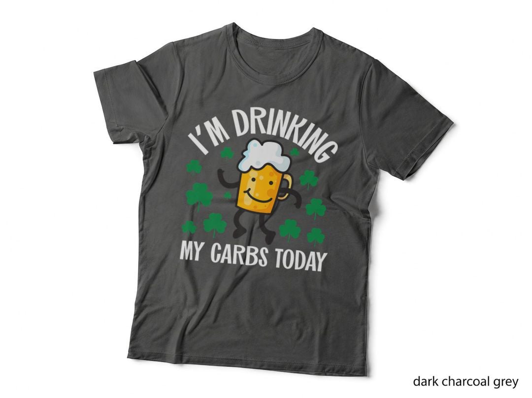 St Patricks Day Drinking My Carbs Keto Low Carb Beer Irish, Funny Drink T-Shirt