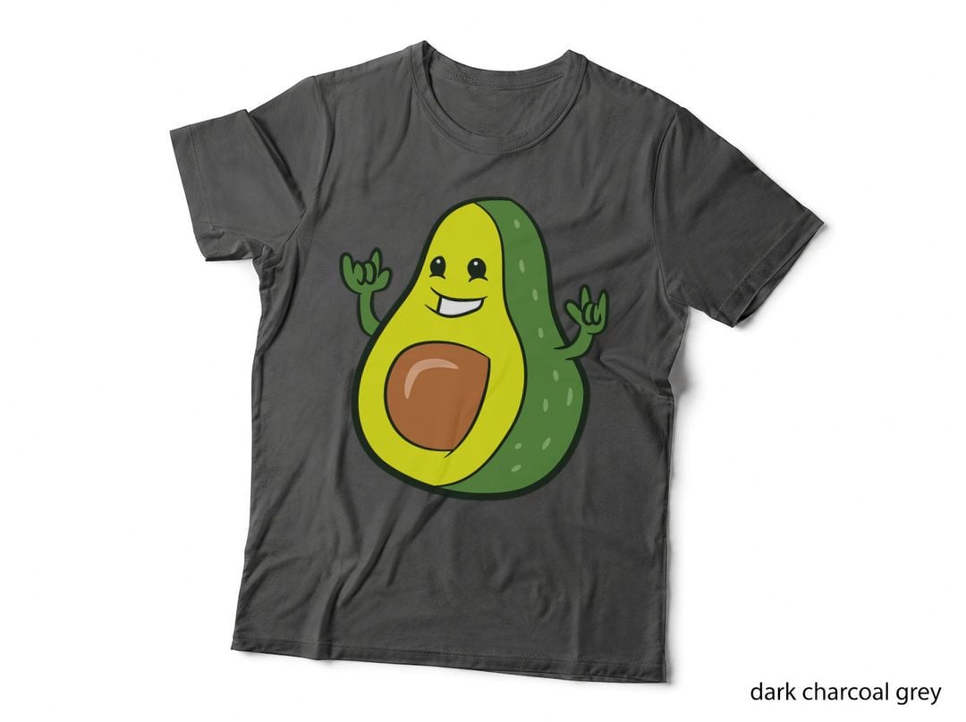 Avocado Lover Cute Happy Avocado Vegan Vegetarian Avocados T-Shirt