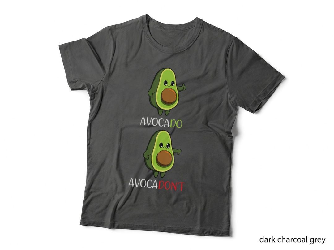 Avocado Vegan Vegetables Fruit Motivation, Vegan T-Shirt