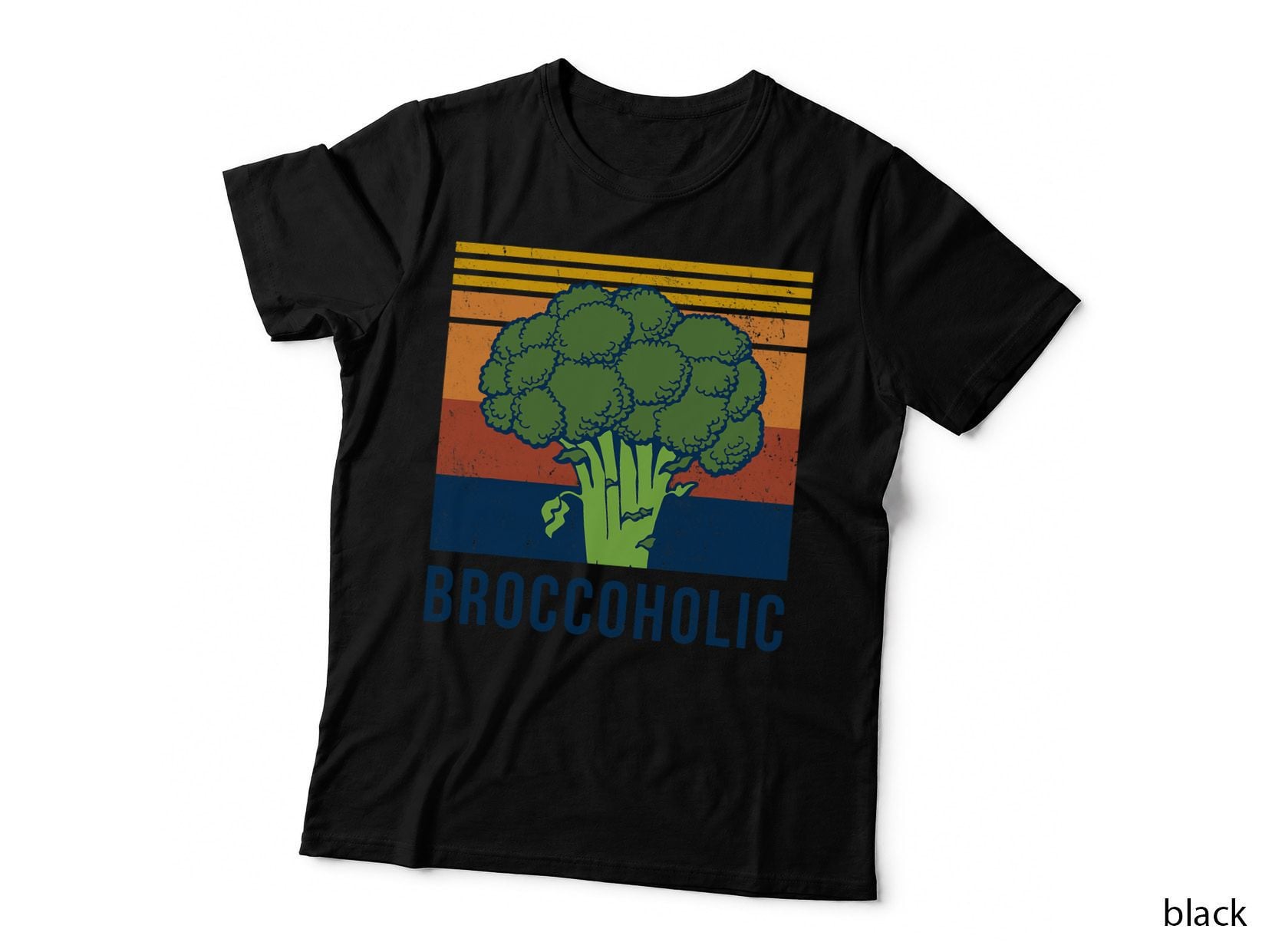 Broccoli Men Women Broccoholic Vegan Vegetarian T-Shirt
