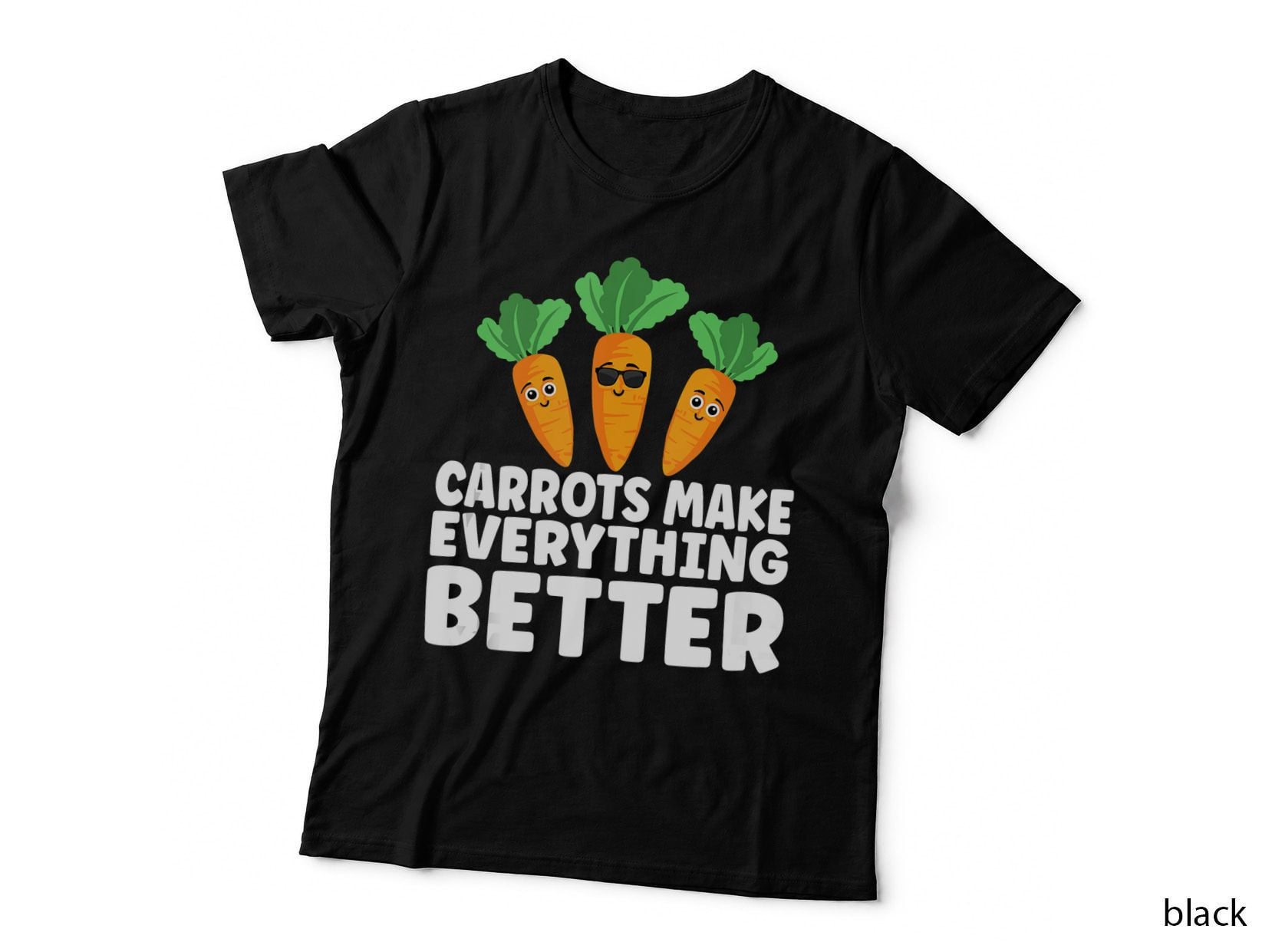 Carrot Lover Vegetable Vegetarian Carrots Vegan Food T-Shirt