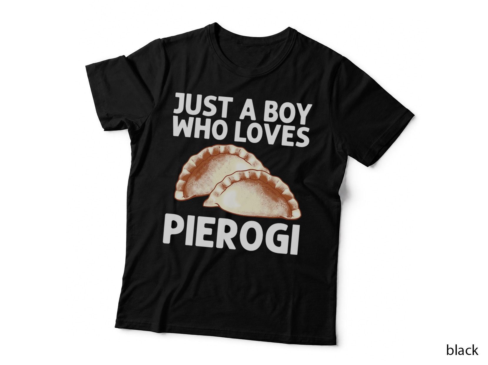 Cool Pierogi Art Boys Men Kis Foodie Vegan Polish Food Lover T-Shirt