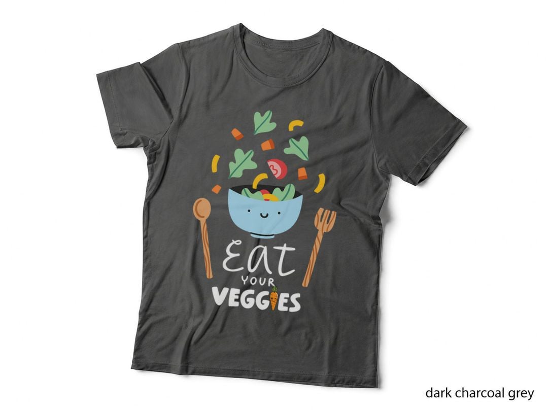 Eat Your Veggies T Cute Vegan Gift T-Shirt