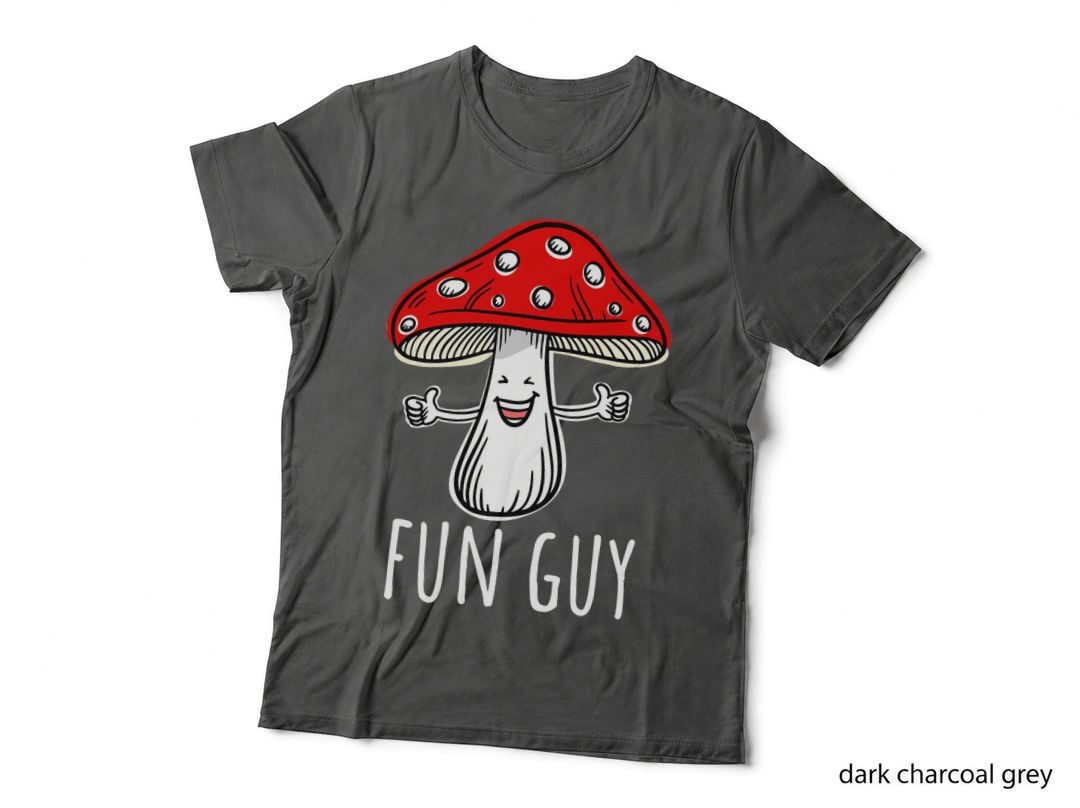 Fun Guy, Vegetarian, Fungi, Food Pun, Mushroom T-Shirt