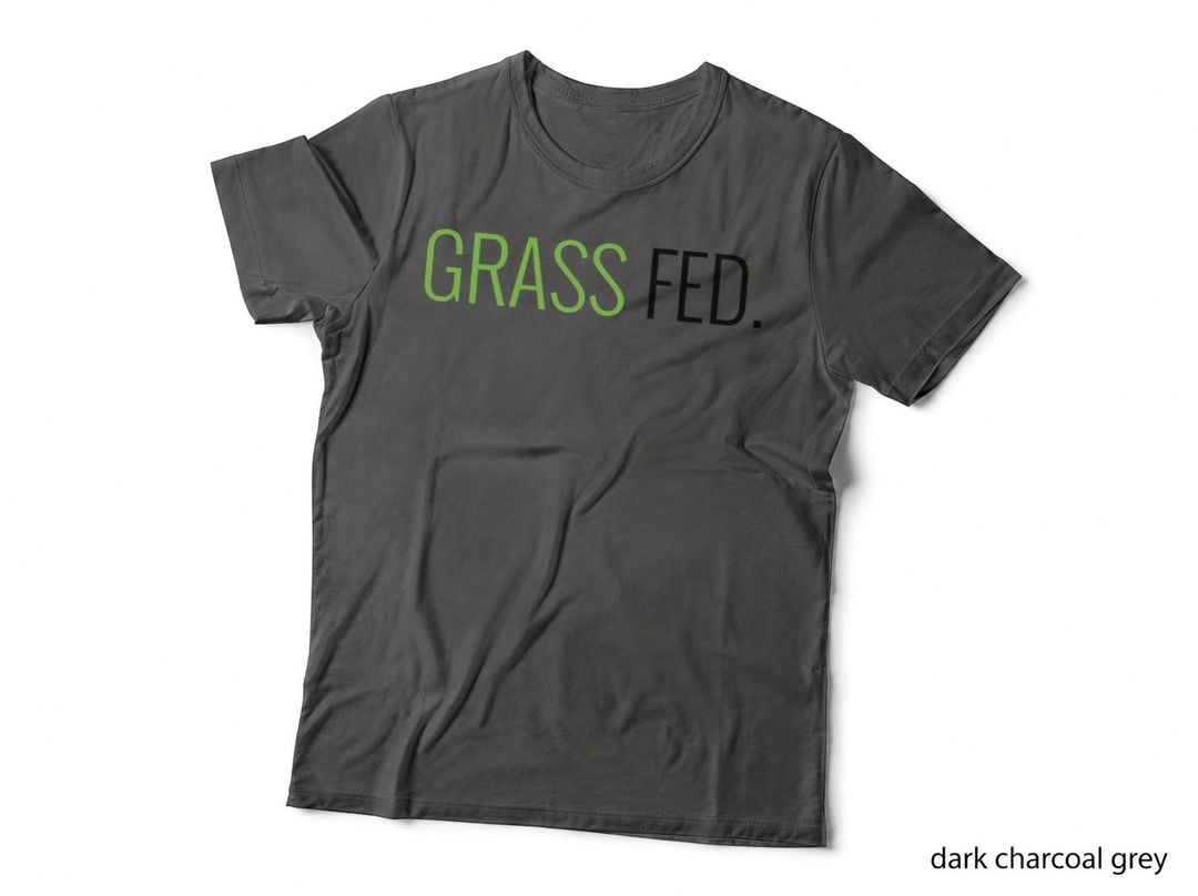 Grass Fed T-Shirt Vegetarian Gift Animal Lover Vegan T-Shirt