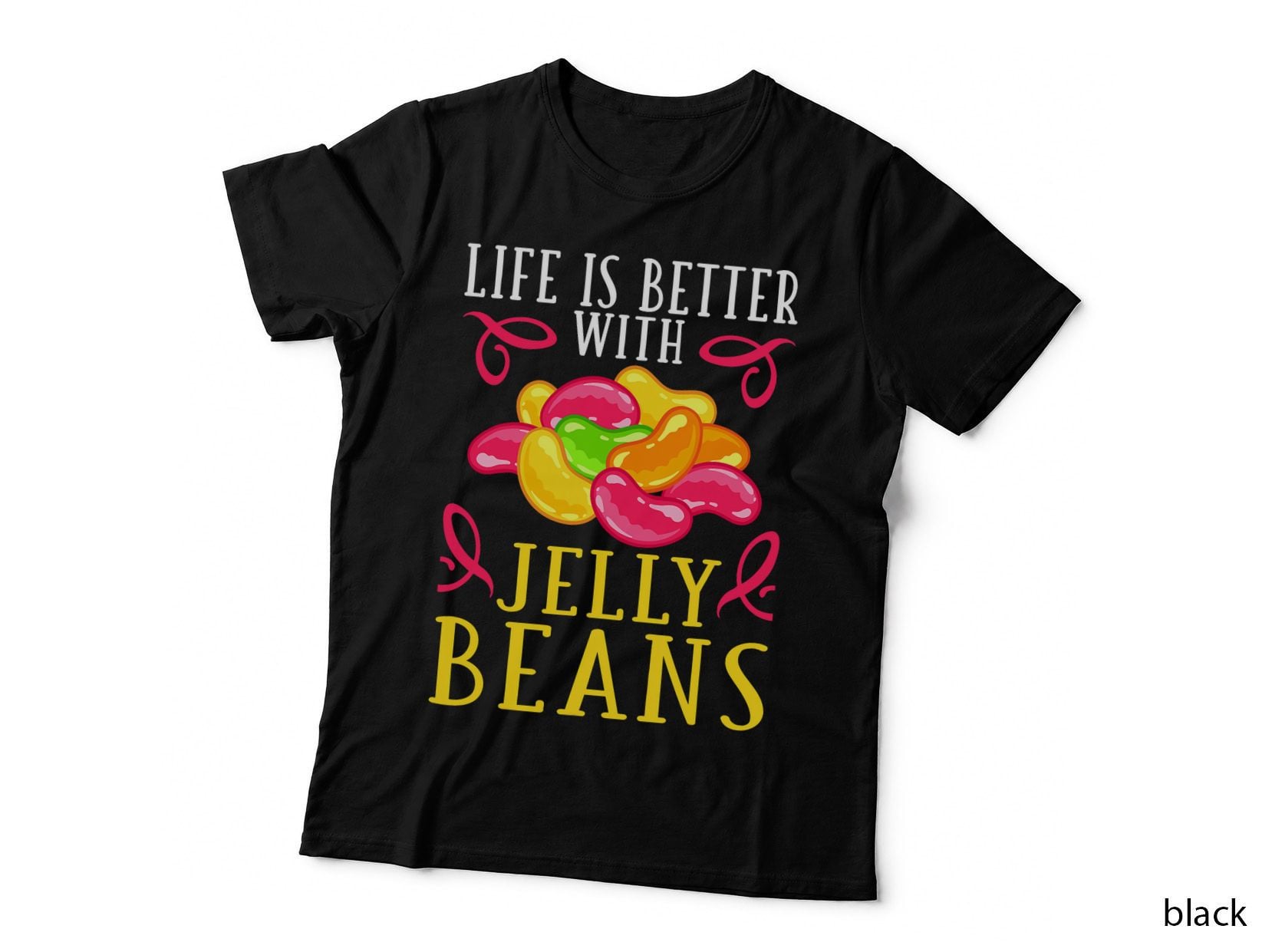 Jelly Bean Candy Beans Vegan Flavors T-Shirt