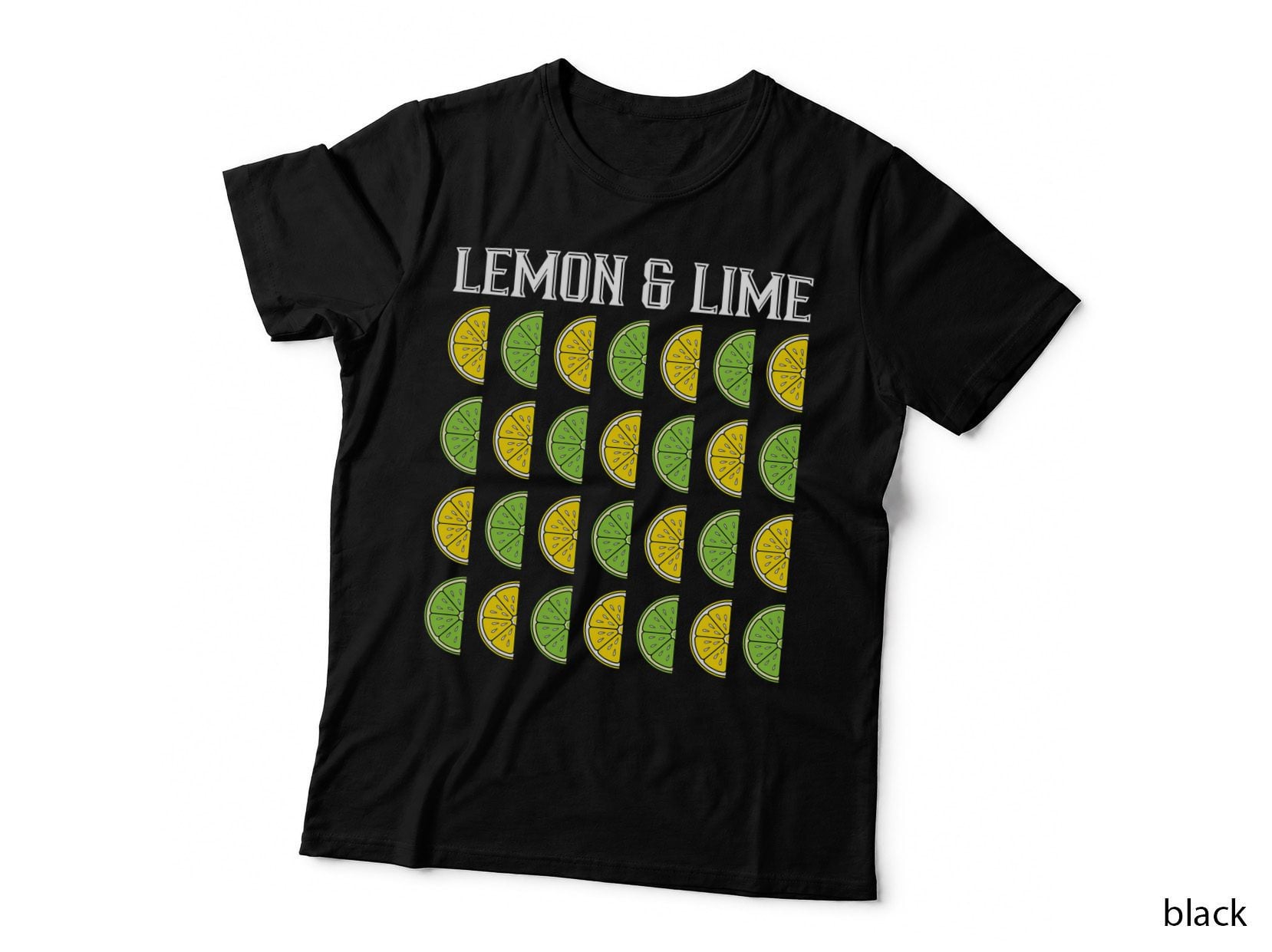 Lemon and Lime Slice Vegan Citrus Fruit Lover Lemon Lime T-Shirt