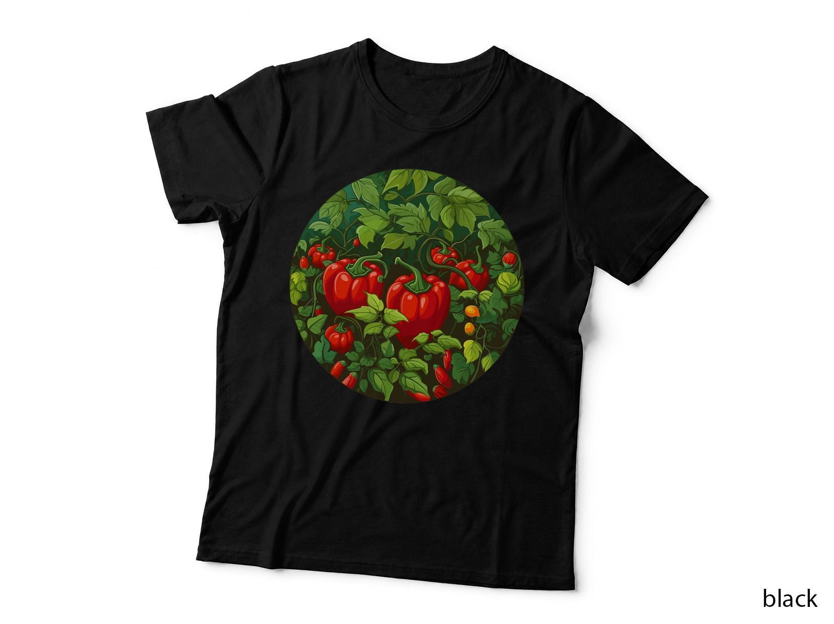 Pepper Vegetable Vegetarian Garden T-Shirt