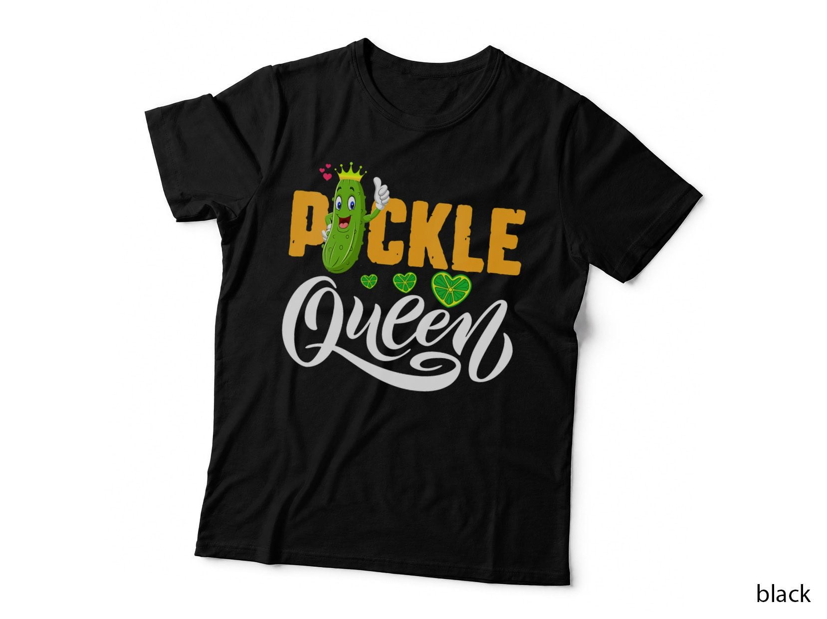 Pickle Queen Vegan Preserved Cucumber Vegetarian Top T-Shirt