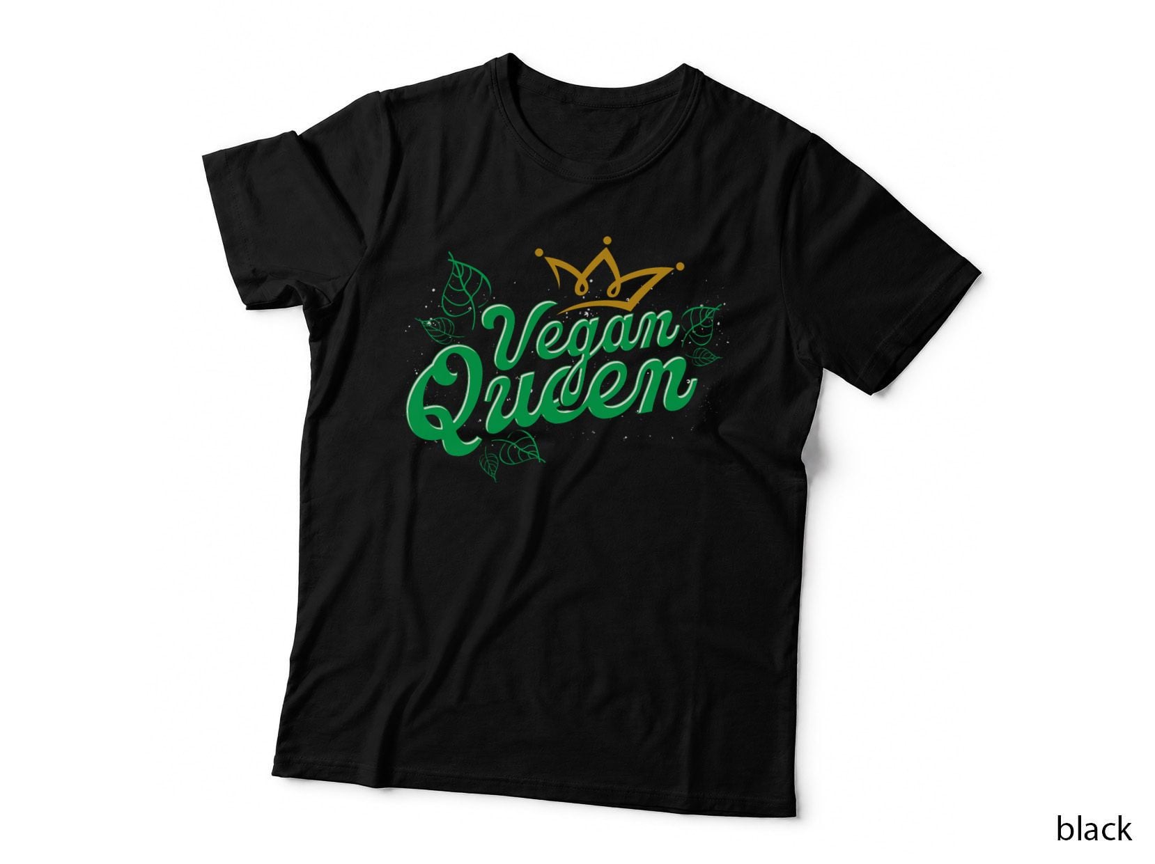 Plant Based Women Girls Veggies Veganism Vegan Queen T-Shirt
