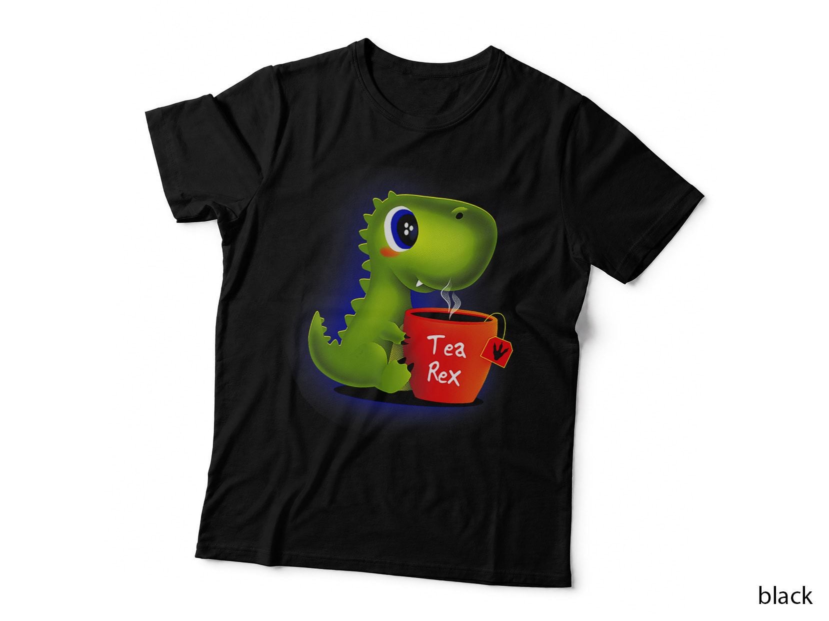Tea Rex T-Shirt, Funny Dinosaur Tea Lover Pun, T-Rex Joke Gift Idea