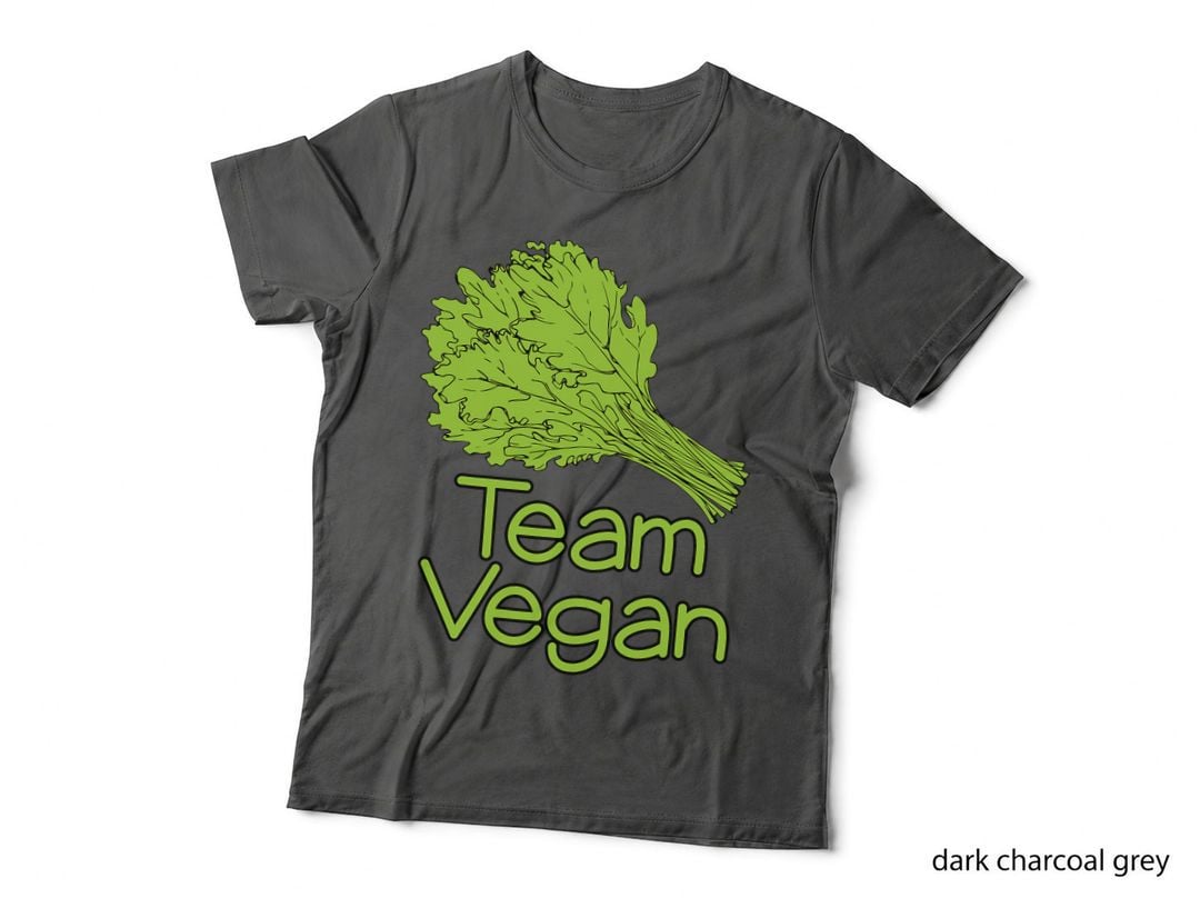 Team Vegan KALE Matching Family Vegetarian Plant Based Diet T-Shirt