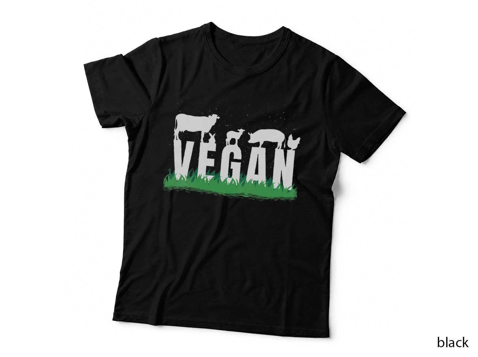 Vegan Animal Welfare Food, Classic Casual T-Shirt