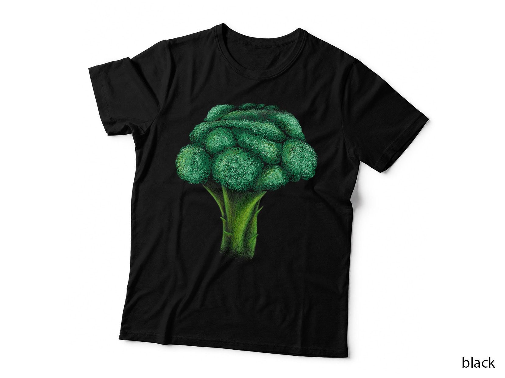 Vegetable Broccoli Vegan Green Plant Veggies Vegetarian T-Shirt