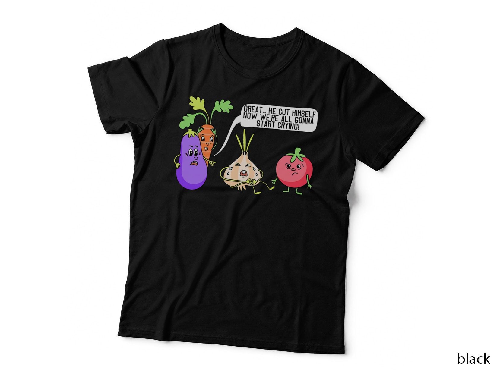 Vegetable Pun T, Vegetarian T, Vegan T-Shirt