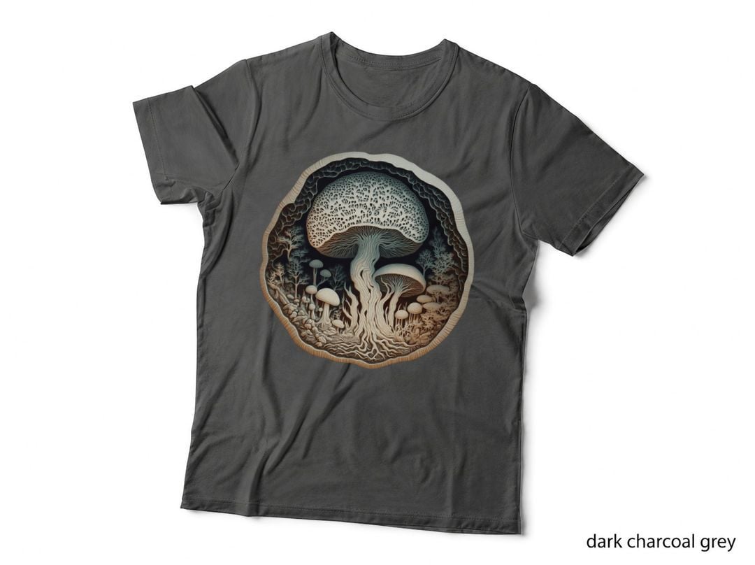 Cottagecore Nature Forest, Garden Lover Mushroom T-Shirt
