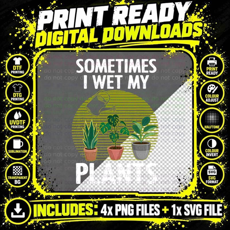 Cute Gardening for Men Women Plants Gardener Plant Png SVG Digital Bundle