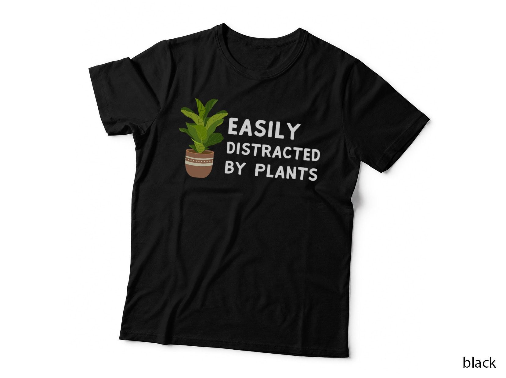Easily Distracted by Plants Gardener Gardening Garden T-Shirt