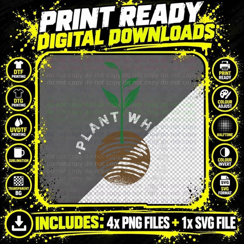 Plant Gardener Gardening Design Plant Whisperer T-Shirt Png SVG Digital Bundle