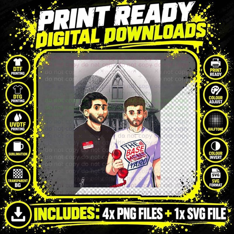 A New American Gothic, Exclusive Fashion T-Shirt Png SVG Digital Bundle