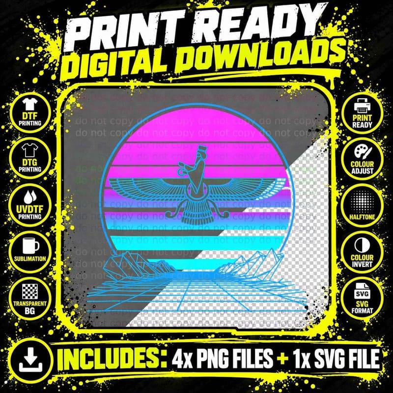 Anunnaki Pastel Goth Vaporwave Gift Lover Fan Lover Gift Png SVG Digital Bundle
