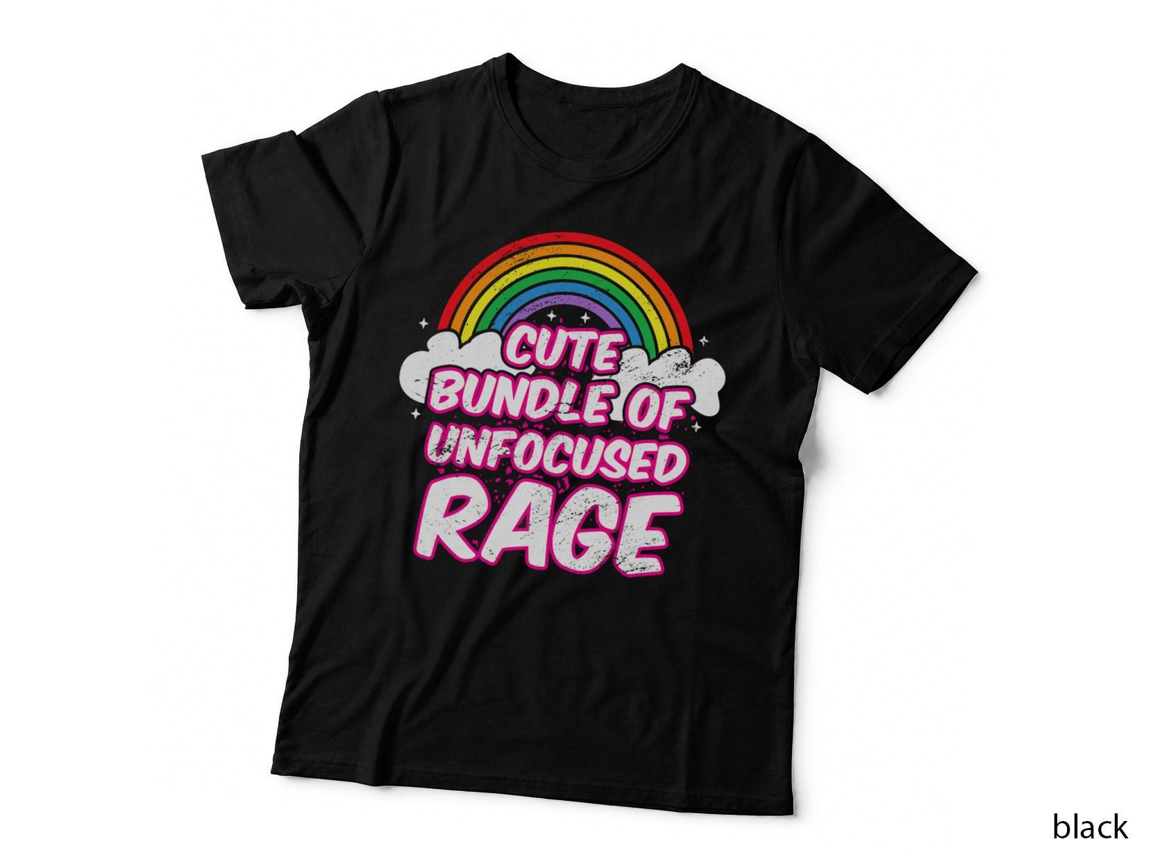 Cute Bundle of Unfocused Rage Goth Culture Wiccan Lover T-Shirt