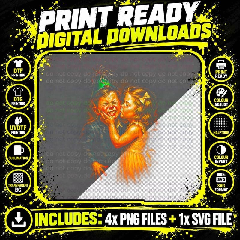 Flaming Demon Skull Wings T-Shirt, Halftone Urban Street Png SVG Digital Bundle