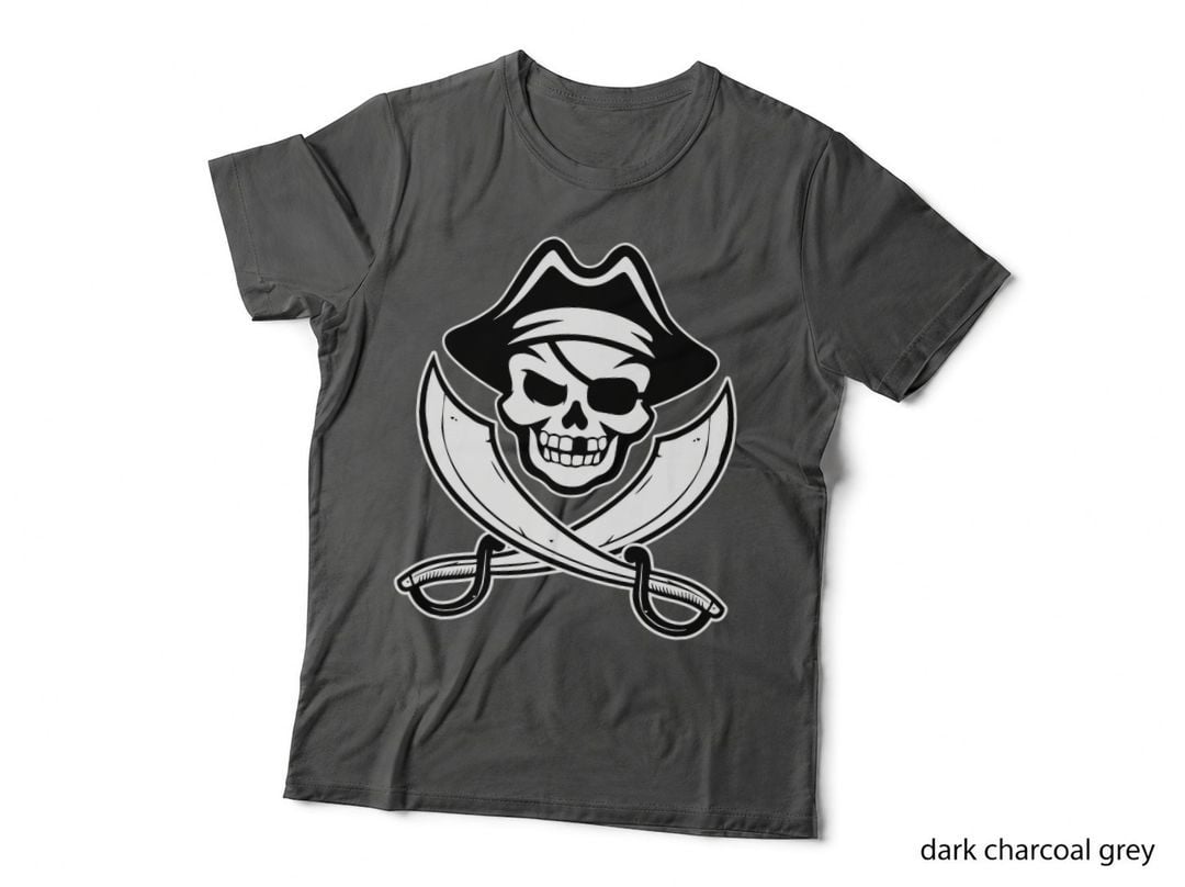 Jolly Roger Gasparilla Pirate Skull with Swords, Healthcare Gift T-Shirt