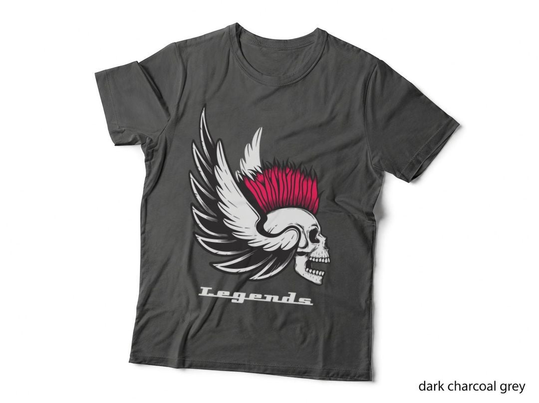 Legends Skull with Wings Legend Character T-Shirt