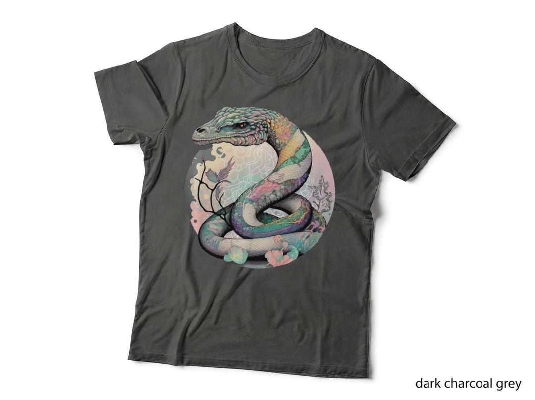 Pastel Goth Snake Aesthetic T-Shirt