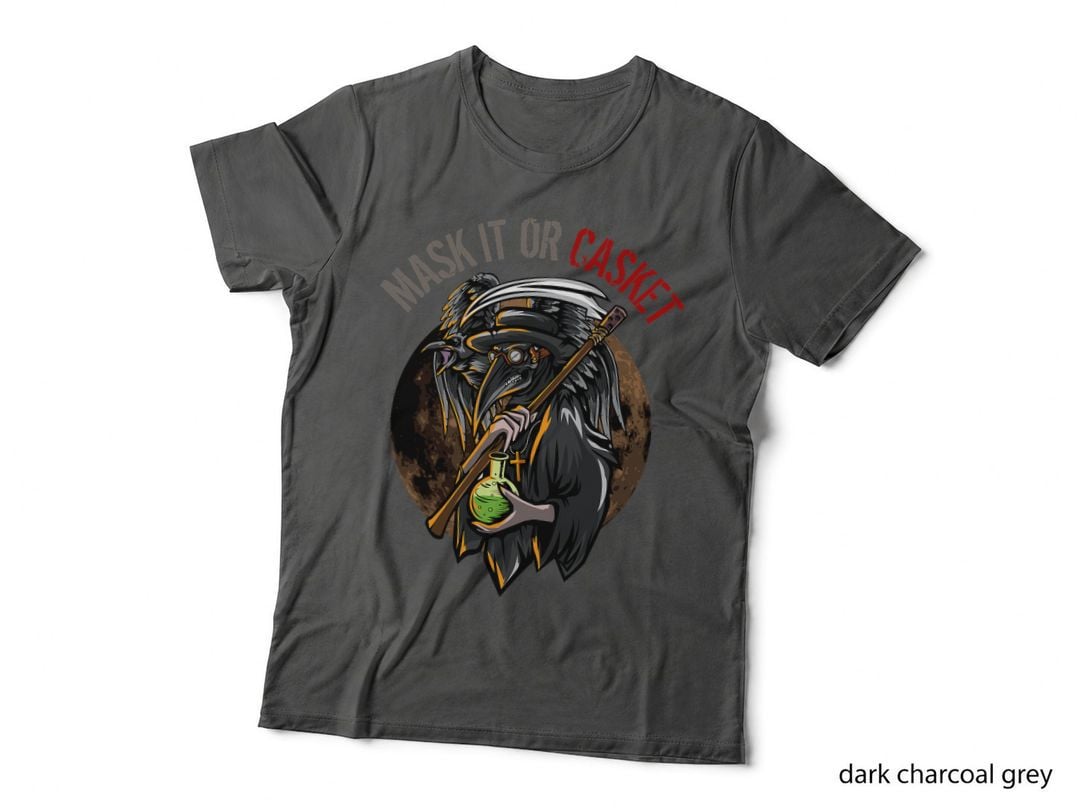 Plague Doctor Mask It or Casket Steampunk Gothic T-Shirt