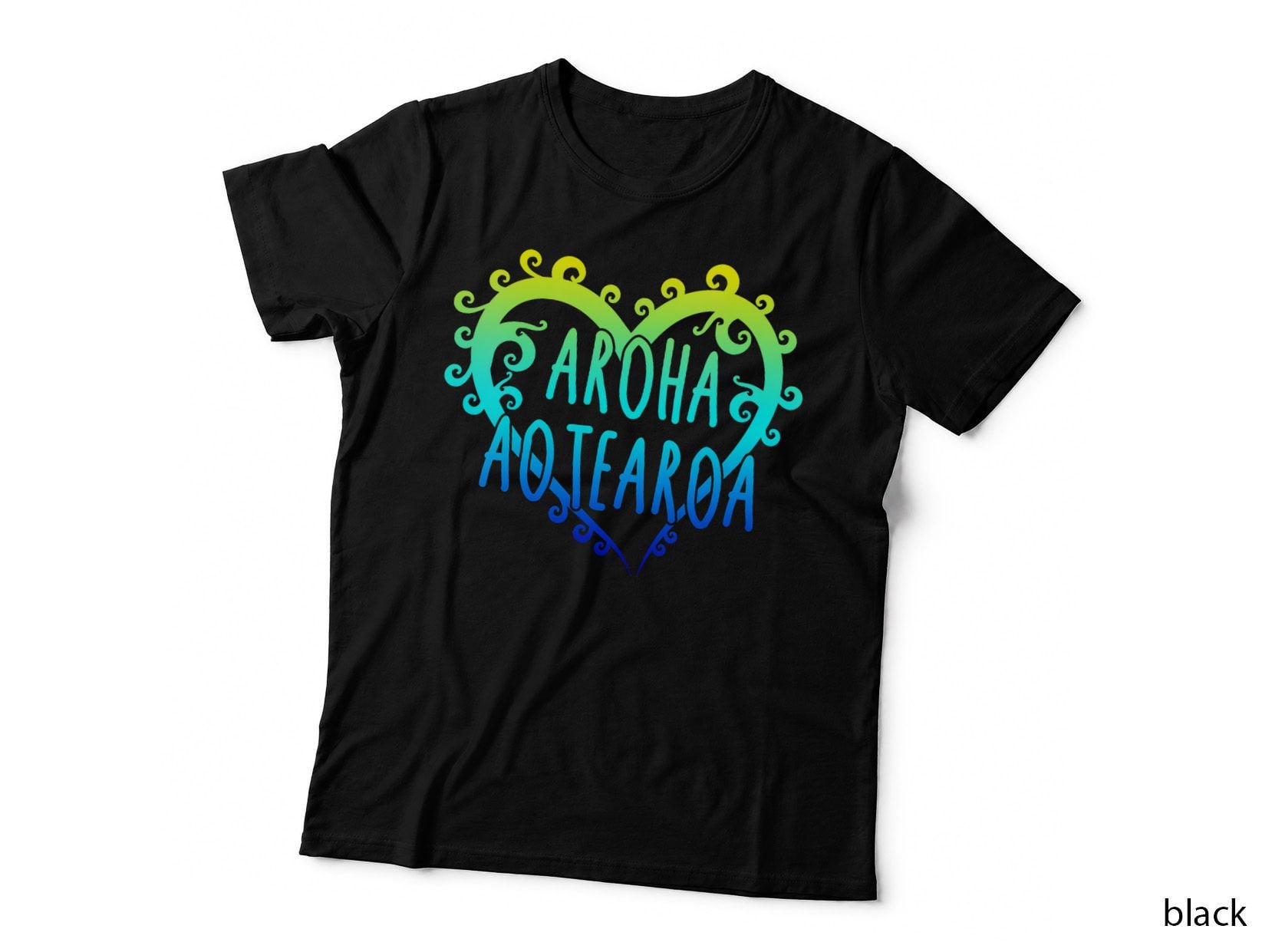 Polynesia Maori Aroha Aotearoa Love New Zealand Koru Tattoo T-Shirt
