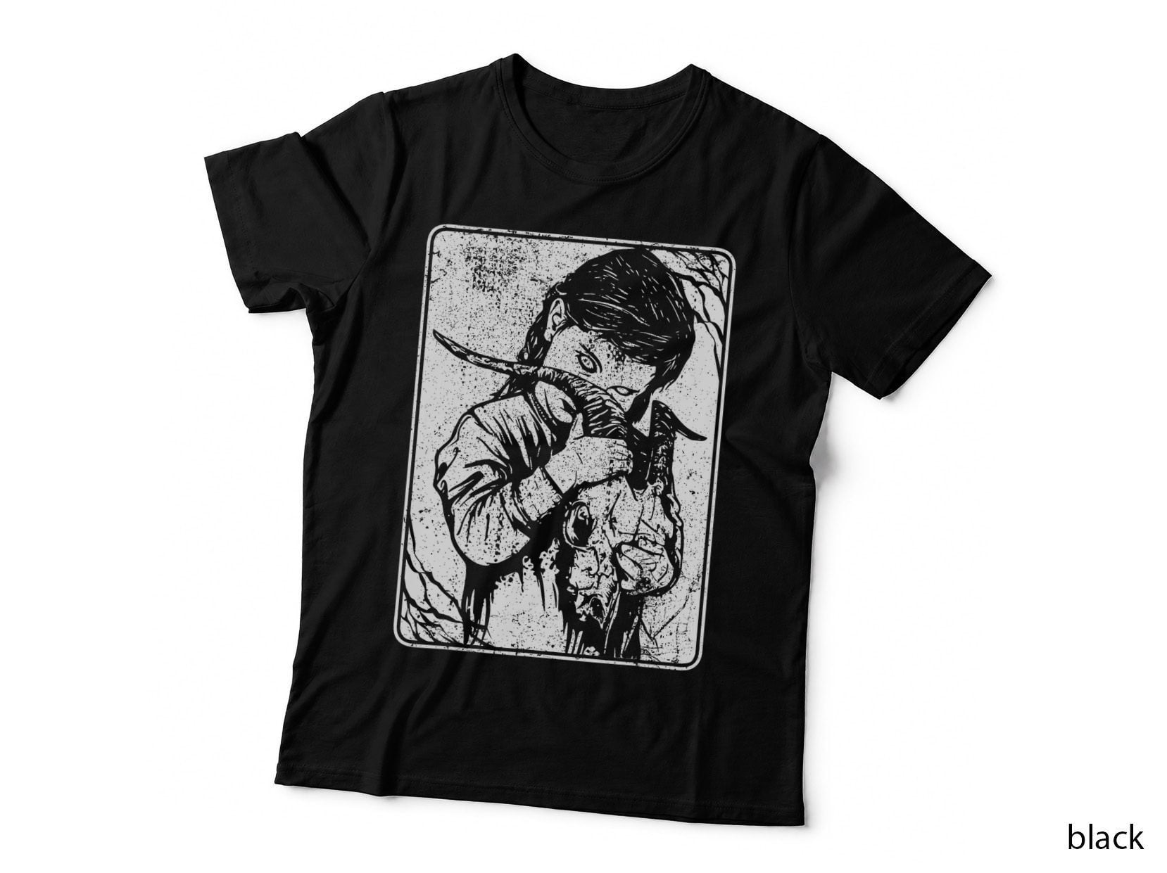 Satanic Occult Dark Art Evil 666 Antichrist Goth T-Shirt