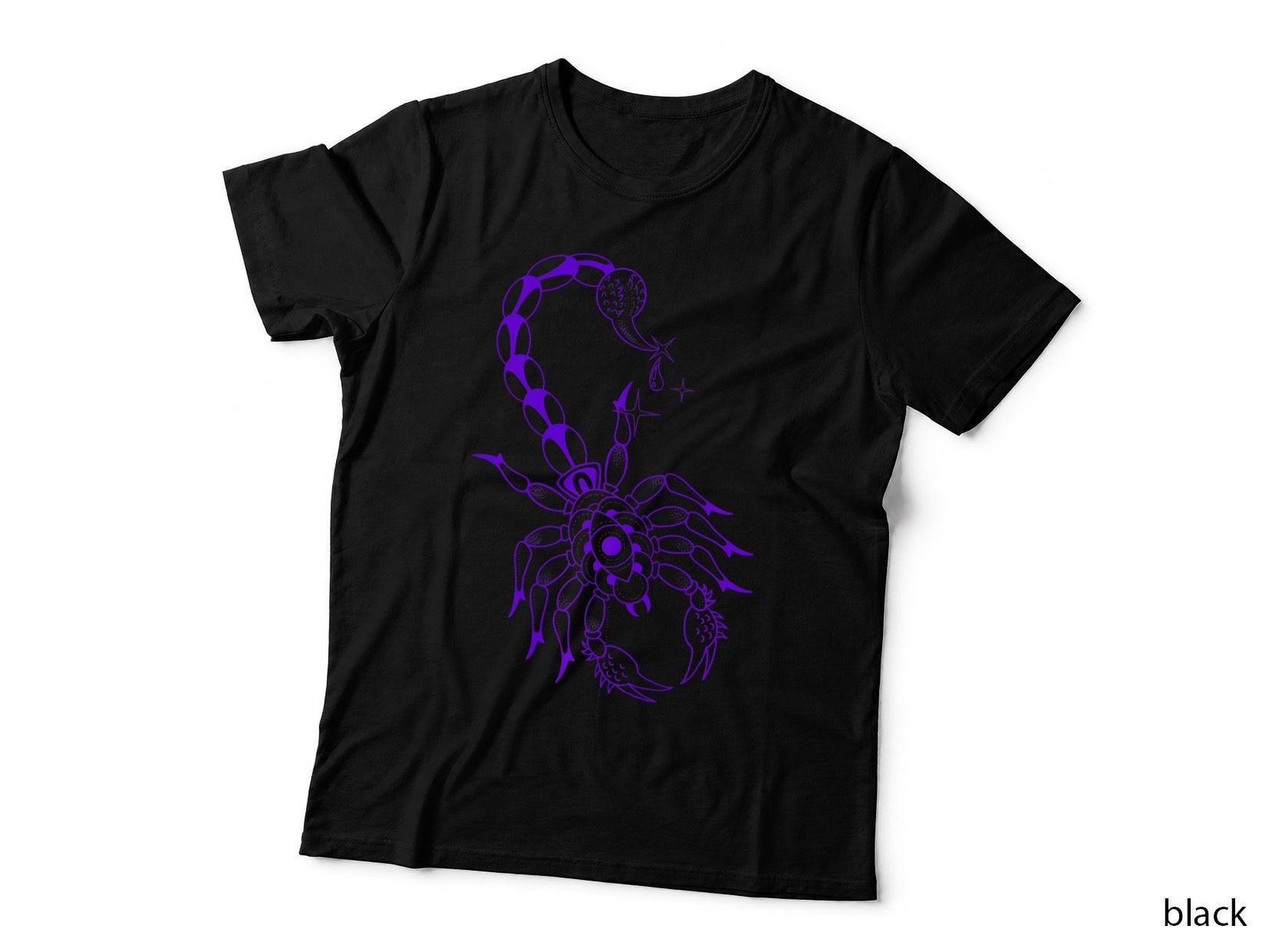 Scorpion Tattoo Stencil T-Shirt, Premium Tattoo Design, Unique Tattoo Art