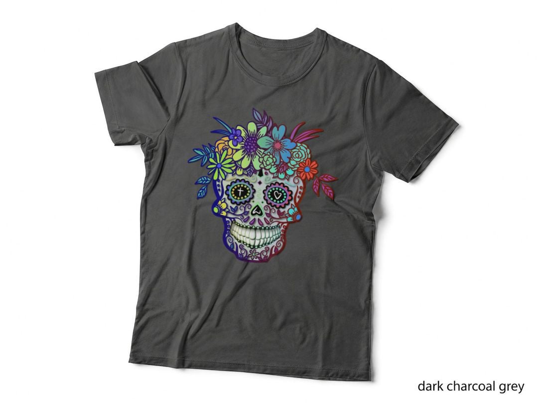 Sugar Skull Dia De Los Muertos Day of the Dead Woman Gift T-Shirt