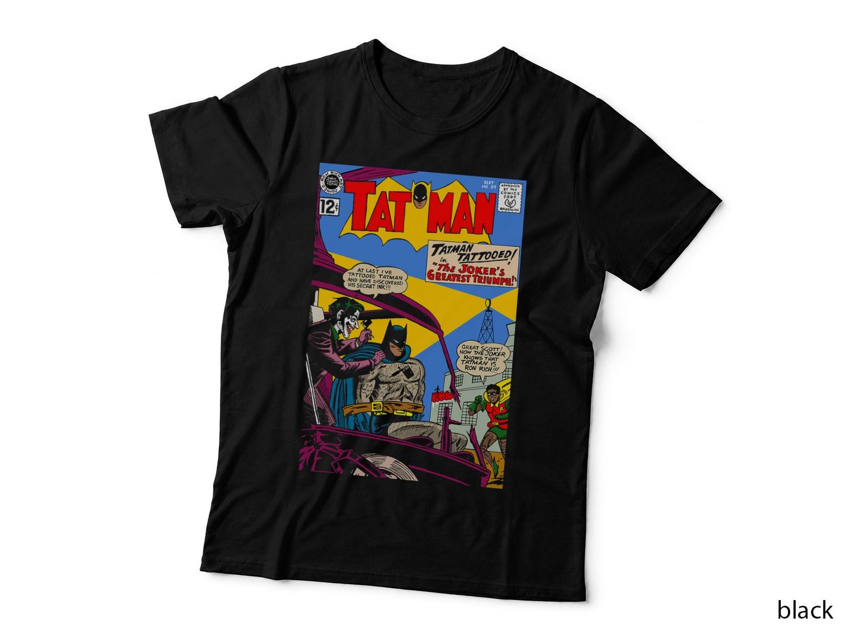 Tattoo Artist Ron Rich Before Crayons Graffiti T-Shirt, Comic Book Art