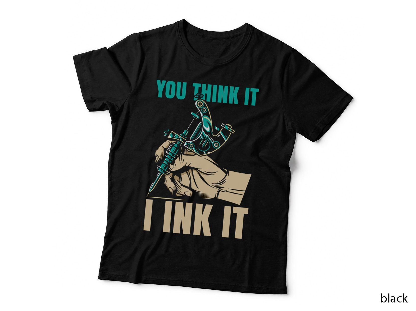 Tattoo Artist Tattooed Tattoo Ink T-Shirt, Inked Tattoo Design