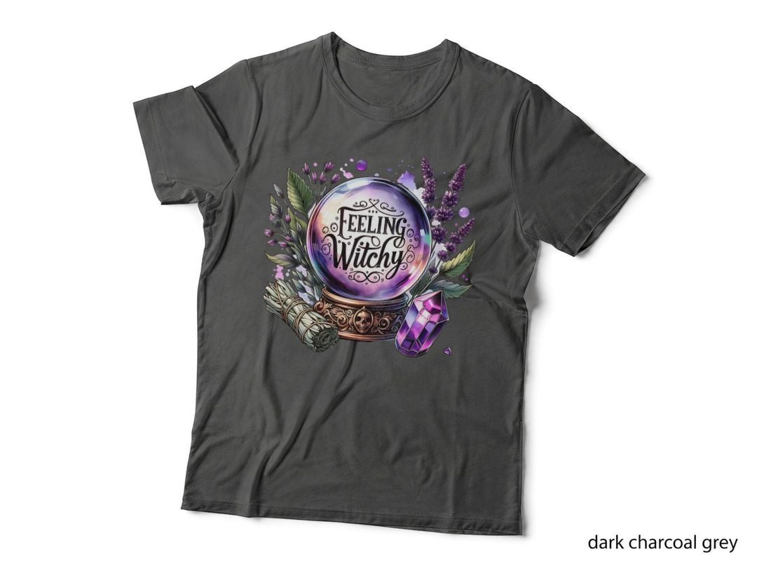 Witchy Feeling Ball Goth Crystal, Minimalist, Collegiate, Gift T-Shirt