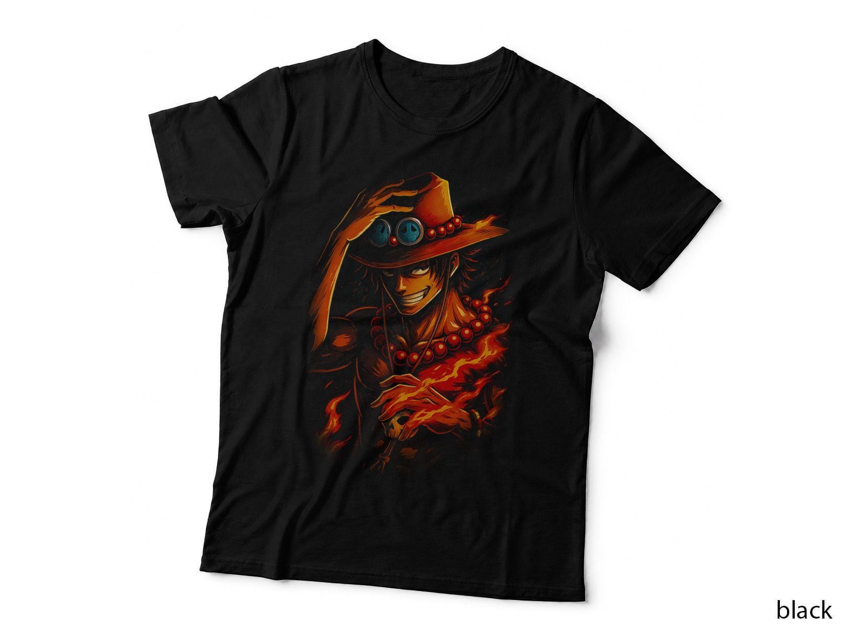 Anime Skeleton Musician T-Shirt, Halftone Afro Skull Guitarist Graphic Tee