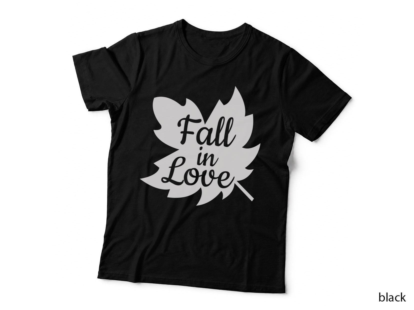 Fall I'm Love Fall T-Shirt, Pumpkins Frame Love Text Autumn Tee