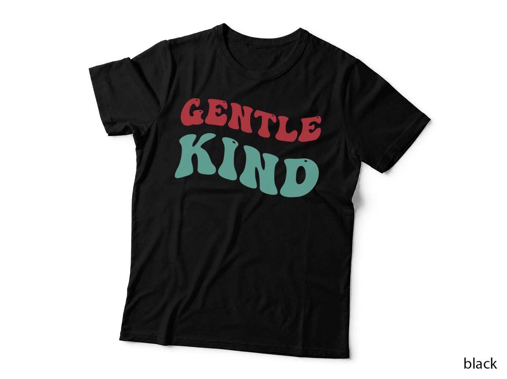 Gentle Kind Fall T-Shirt, Gentle and Kind Words Autumn Tee