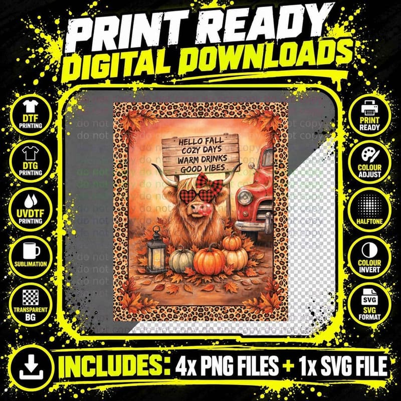 Hey There Pumpkin Fall T-Shirt, Multicolor Pumpkins Png SVG Digital Bundle