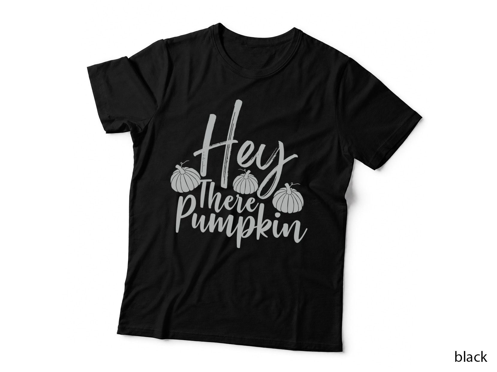 Hey There Pumpkin Fall T-Shirt, Pumpkin Distressed Wood Texture Design Autumn