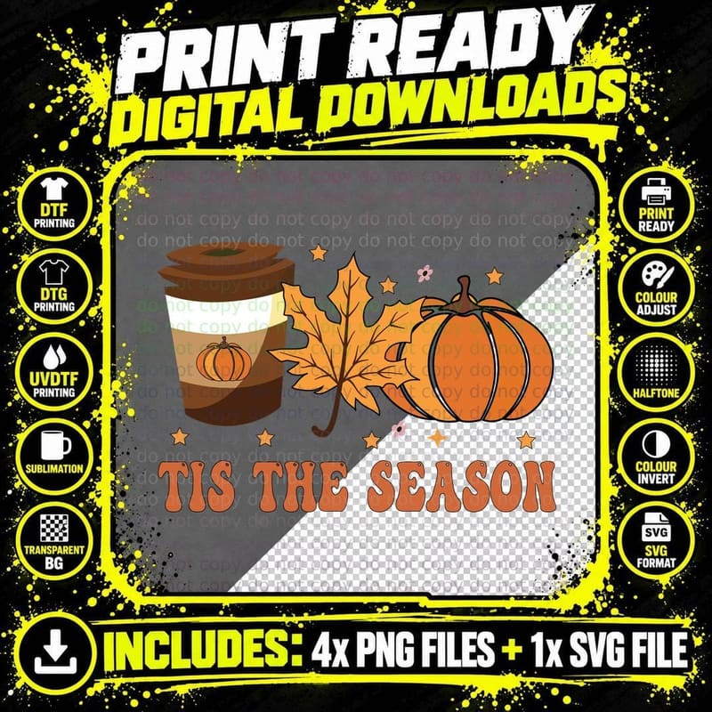 Hey There Pumpkin Fall T-Shirt, Three Colorful Pumpkins Png SVG Digital Bundle