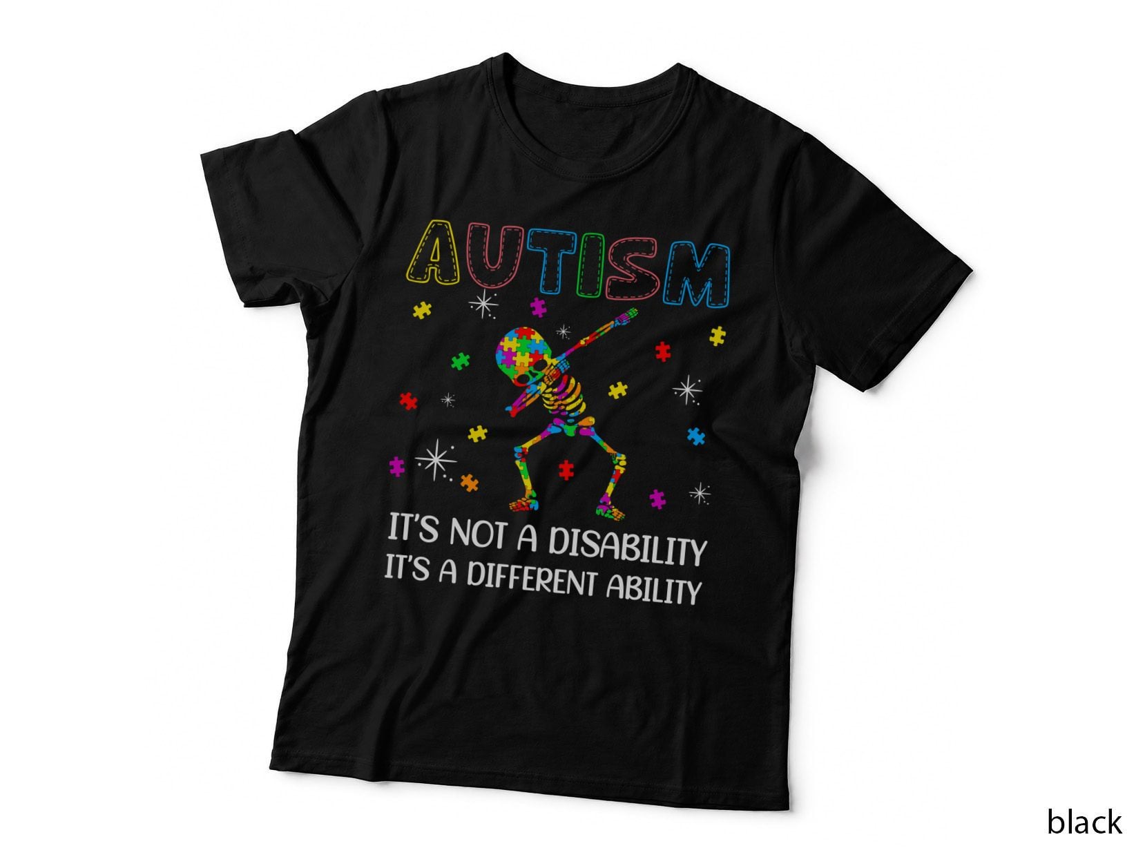 It's Not a Disability It's a Different Ability Autism T-Shirt