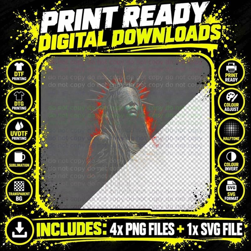 Skeleton Botanical Reaper T-Shirt, Halftone Urban Street Png SVG Digital Bundle